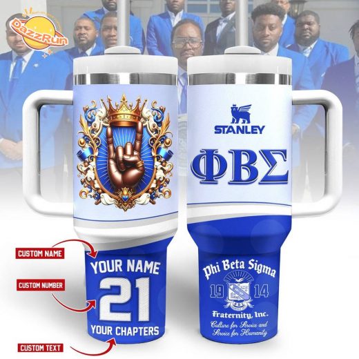 Phi Beta Sigma Handle Tumbler – Premium Drinkware