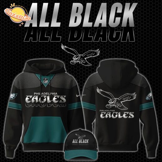 Philadelphia Eagles Carbon Black Fashion Game Hoodie 2025