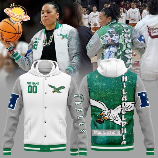 Philadelphia Eagles Coach Dawn Staley Baseball Hoodie Jacket Special Edition