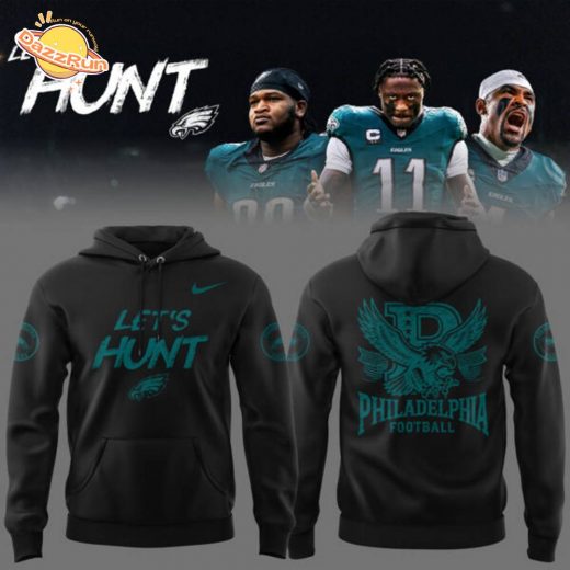 Philadelphia Eagles NFL 2025 Nike Limited “Let’s Hunt” Black Hoodie