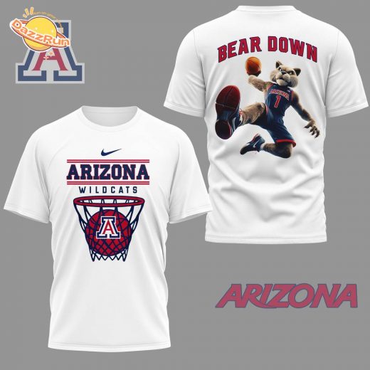 Premium AWC Bear Down Arizona Wildcats 3D Shirt