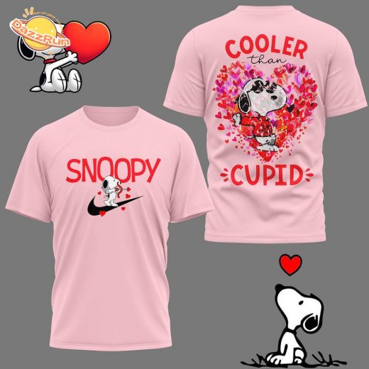 Premium Pink 3D Snoopy Cooler Than Cupid Valentine Shirt 2025 – Limited Edition