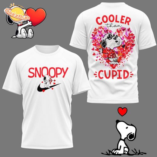 Premium White 3D Snoopy Cooler Than Cupid Valentine Shirt 2025 – Special Edition