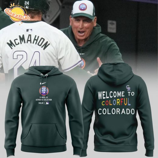 Special Colorado Rockies Hoodie welcome to colorful colorado