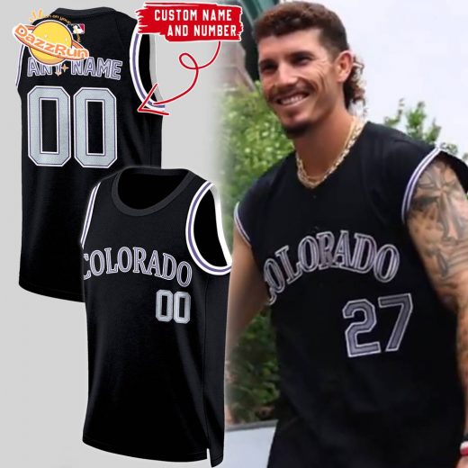 Special New_Colorado Rockies nba jersey