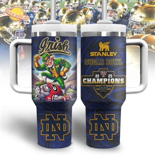 Stanley Tumbler Notre Dame Sugar Bowl 2025 Champions