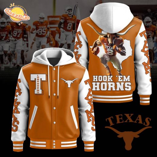 Texas Hooded Baseball Jacket – Official Longhorns Sports Gear