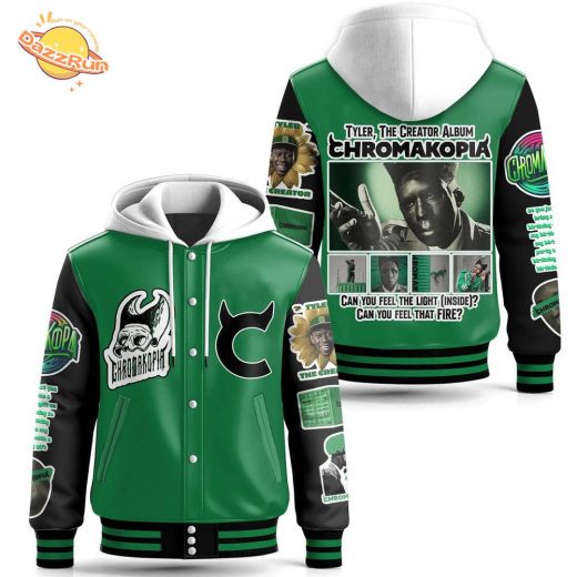 Tyler The Creator Hooded Baseball Jacket – Album Inspired Design