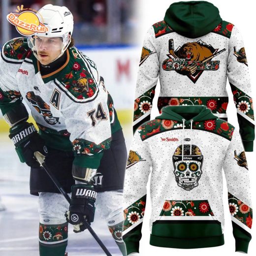 Utah Grizzlies Dia de los Muertos Jersey Auction 2024 Hoodie Edition