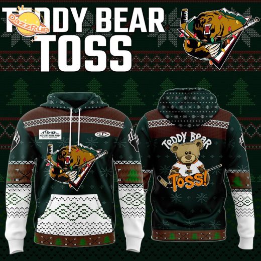 Utah Grizzlies Teddy Bear Toss 2025 Hoodie Edition