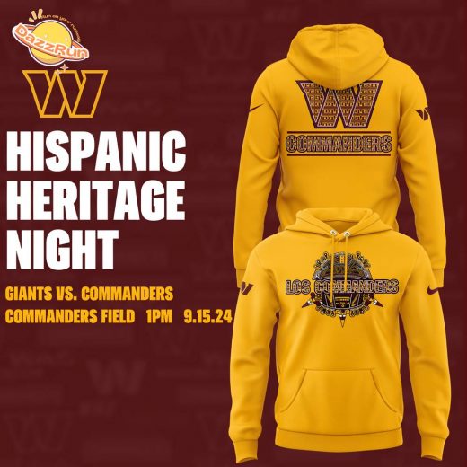 Washington Commanders “Hispanic Heritage Night” Limited Edition Hoodie