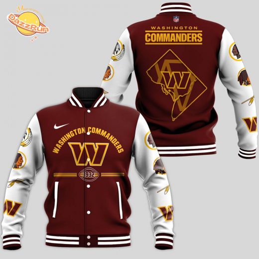 Washington Commanders NFL City Baseball Jacket – Exclusive Design