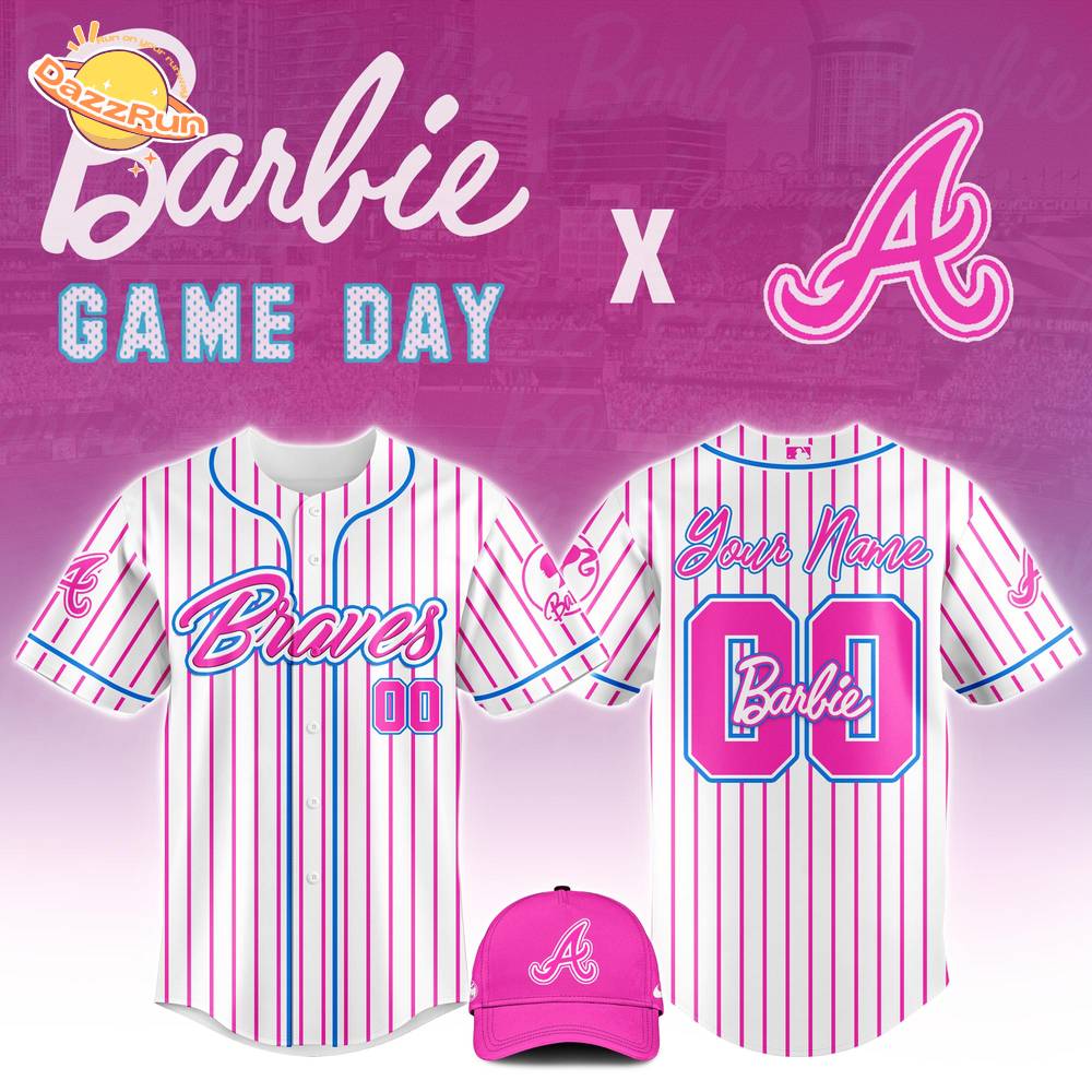 Atlanta Braves MLB x Barbie Night Game Limited Edition Jersey 2025 Atlanta Braves MLB x Barbie Night Game Limited Edition Jersey 2025
