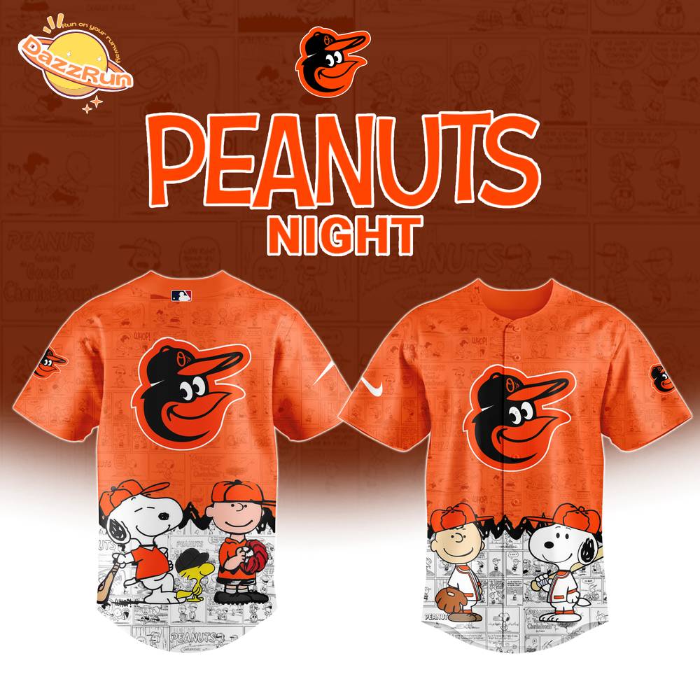 Baltimore Orioles MLB x 75th Anniversary of Peanuts Limited Edition Jersey 2025 Baltimore Orioles MLB x 75th Anniversary of Peanuts Limited Edition Jersey 2025