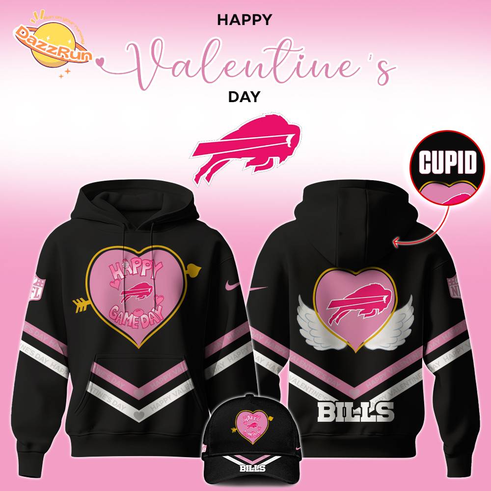 Buffalo Bills 2025 Valentine Game Day Hoodie - Limited Edition Buffalo Bills 2025 Valentine Game Day Hoodie - Limited Edition