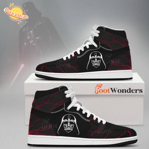 Darth Vader Star Wars Shoes for Fans – Limited Edition AJ1 Sneakers