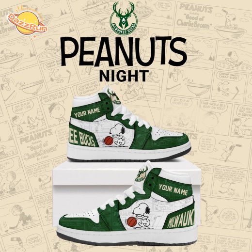 Milwaukee Bucks 75th Anniversary of Peanuts Limited Edition Sweatshirt