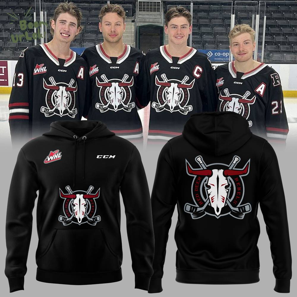 Red Deer Rebels Limited Edition Black Hoodie 2025 – Official Merchandise Red Deer Rebels Limited Edition Black Hoodie 2025 – Official Merchandise