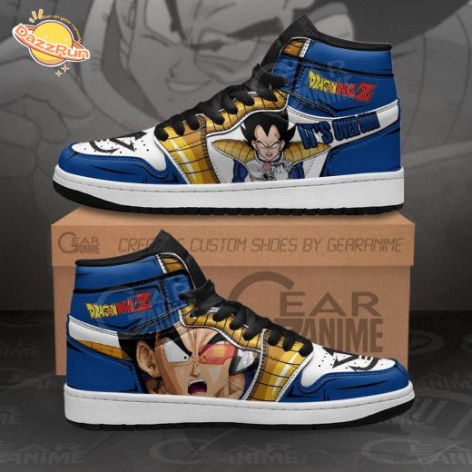 Vegeta Over 9000 J1s Sneakers Anime Limited Edition