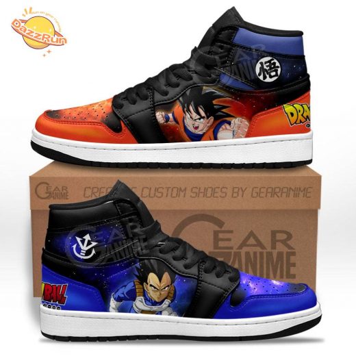 Vegeta and Goku AJ1 Sneakers Anime Limited Edition