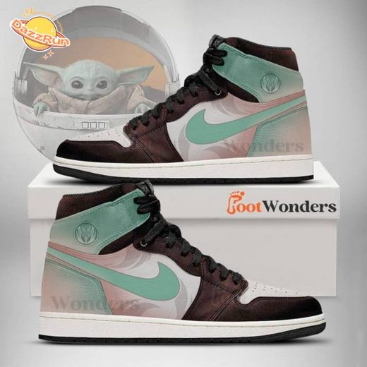Yoda Baby Star Wars Shoes for Fans – Limited Edition AJ1 Sneakers