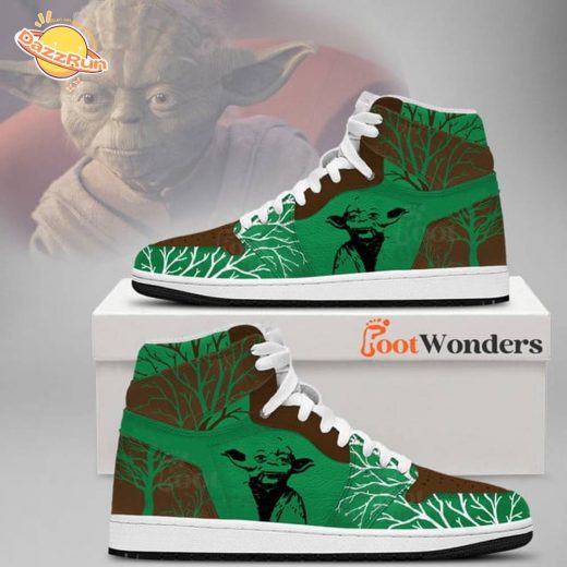 Yoda Star Wars Shoes for Fans – Limited Edition AJ1 Sneakers