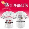 2025 Canada Baseball Team X Peanuts World Baseball Classic Nike Limited Red Baseball Jersey
