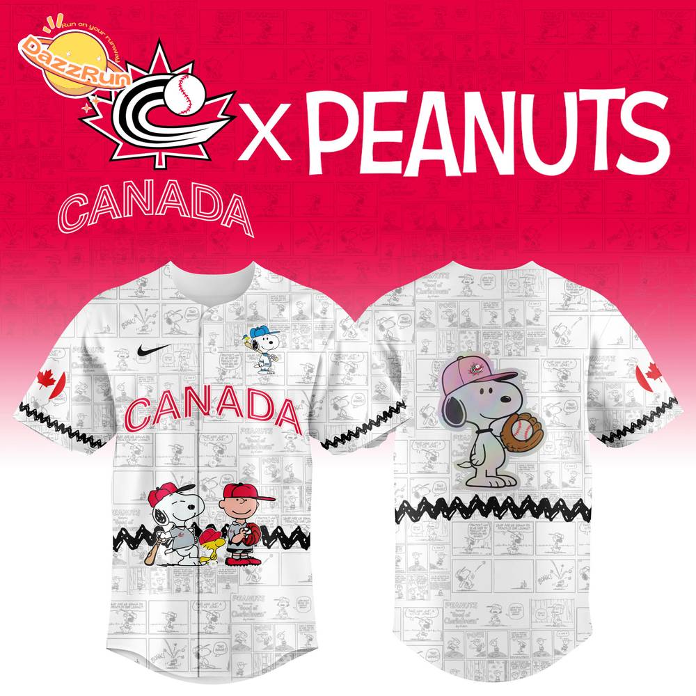 2025 Canada Baseball Team X Peanuts World Baseball Classic Nike Limited Baseball Jersey 2025 Canada Baseball Team X Peanuts World Baseball Classic Nike Limited Baseball Jersey