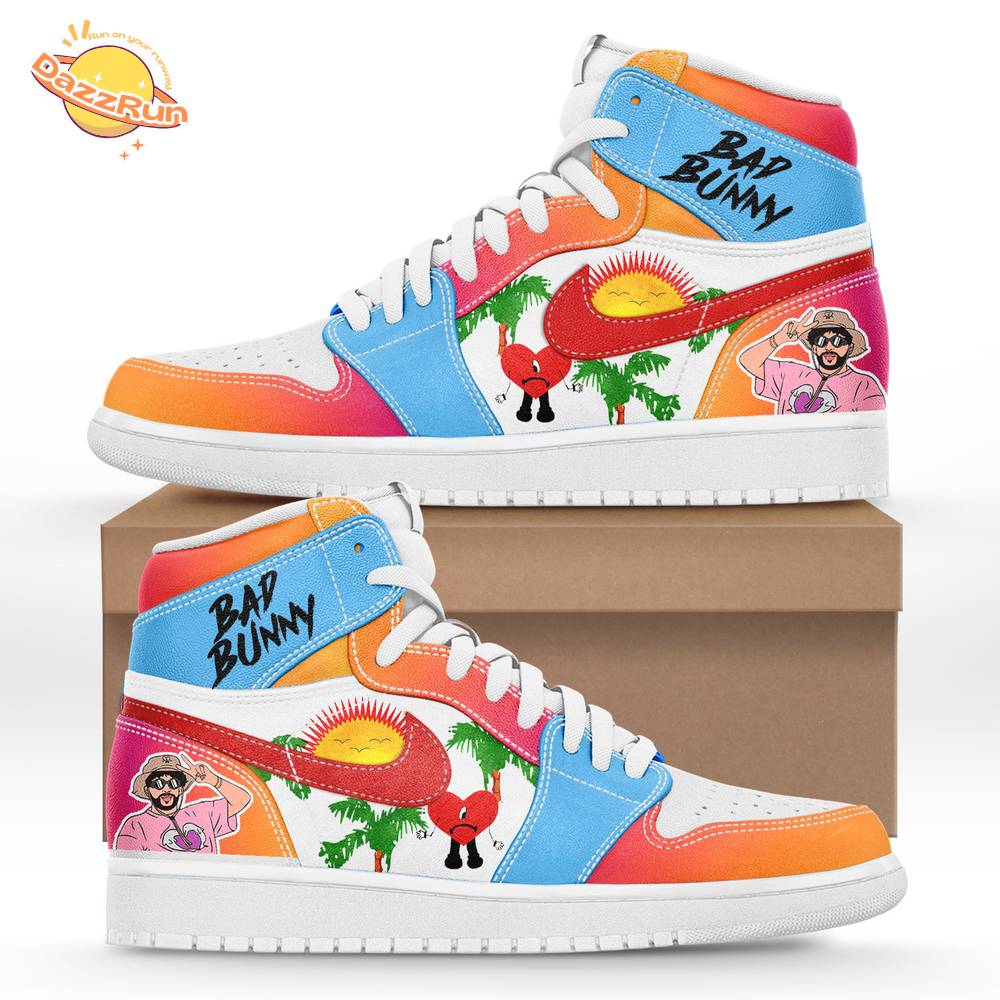 Bad Bunny AJ1 Unisex Sneakers Shoes Limited version Bad Bunny AJ1 Unisex Sneakers Shoes Limited version