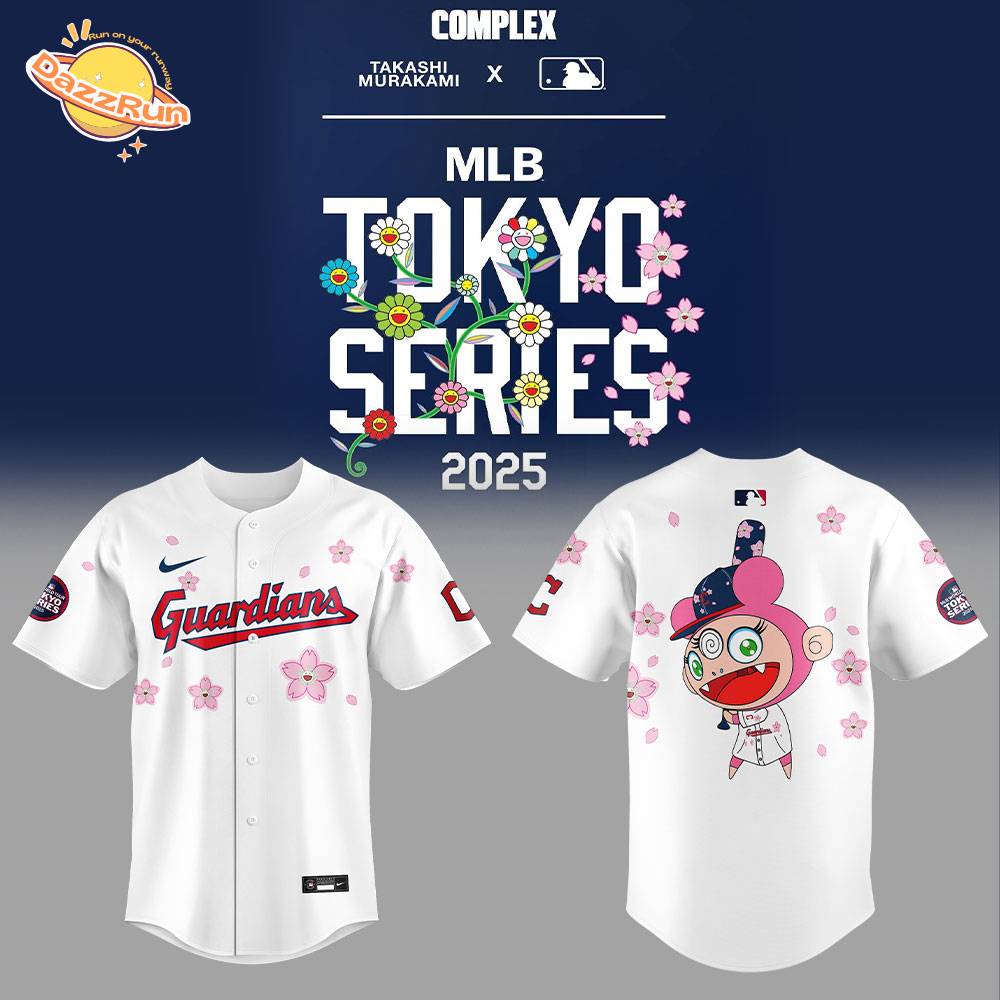 Cleveland Guardians x Takashi Murakami MLB World Tour Tokyo Series Jersey 2025 Cleveland Guardians x Takashi Murakami MLB World Tour Tokyo Series Jersey 2025