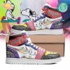 Snoopy Sneaker Custom name AJ1 sneaker
