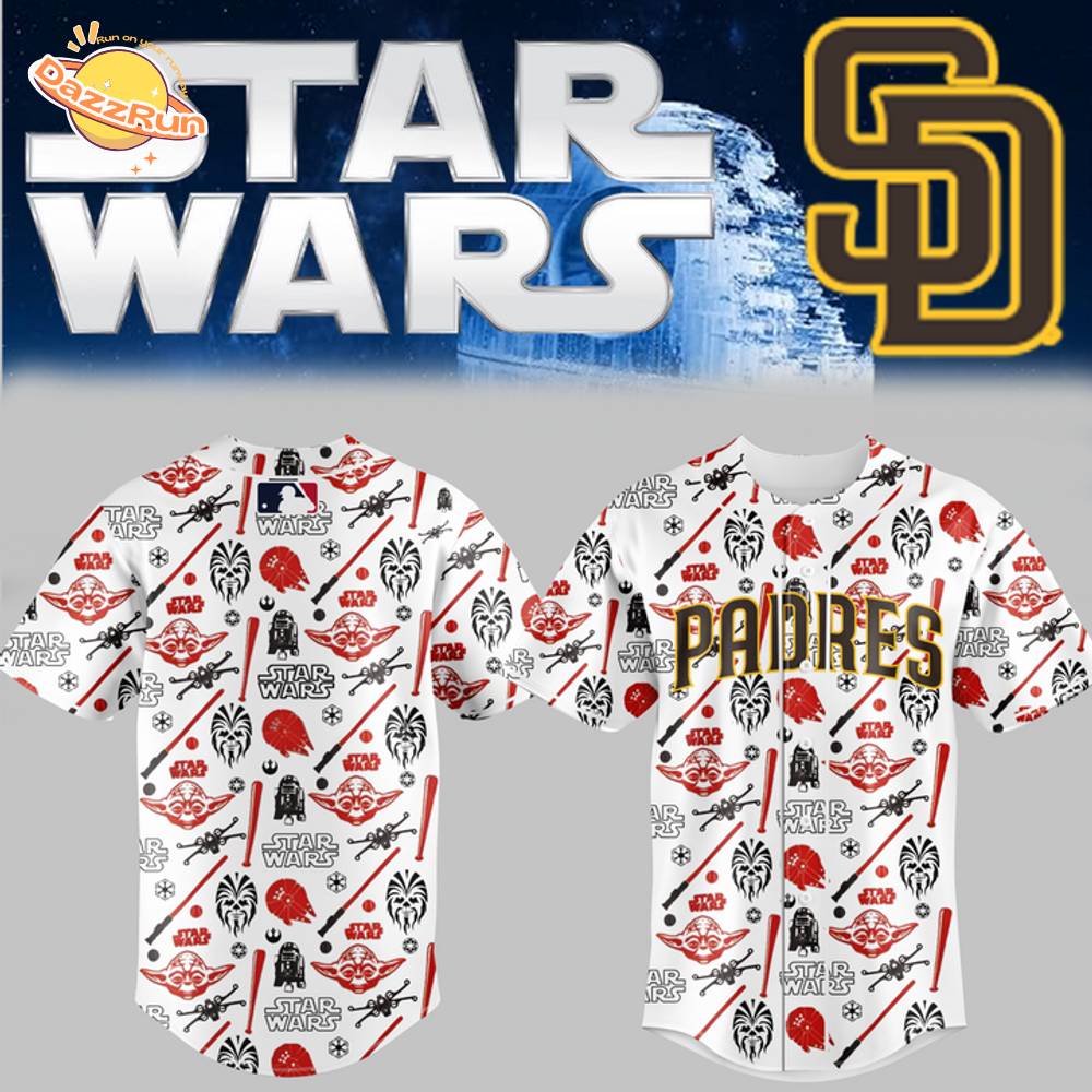 Limited Edition San Diego Padres X Star Wars Baseball Jersey 2025 Limited Edition San Diego Padres X Star Wars Baseball Jersey 2025
