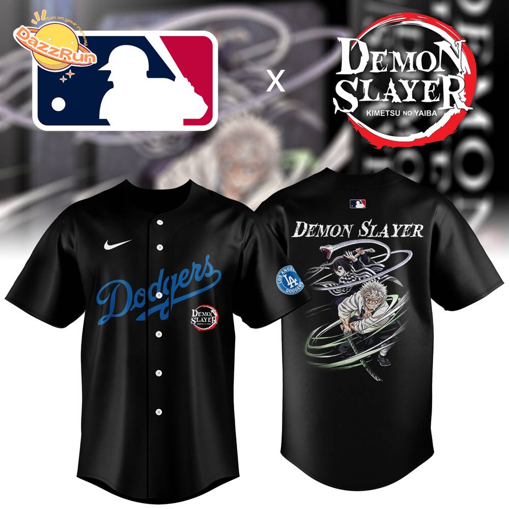 Los Angeles Dodgers x Demon Slayer Baseball Jersey Nike Limited Edition 2025 Los Angeles Dodgers x Demon Slayer Baseball Jersey Nike Limited Edition 2025