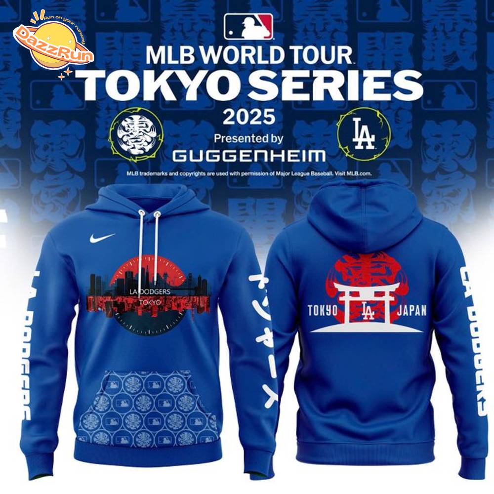 Los Angeles Dodgers x MLB World Tour Tokyo Series 2025 Limited Editions Hoodie Los Angeles Dodgers x MLB World Tour Tokyo Series 2025 Limited Editions Hoodie