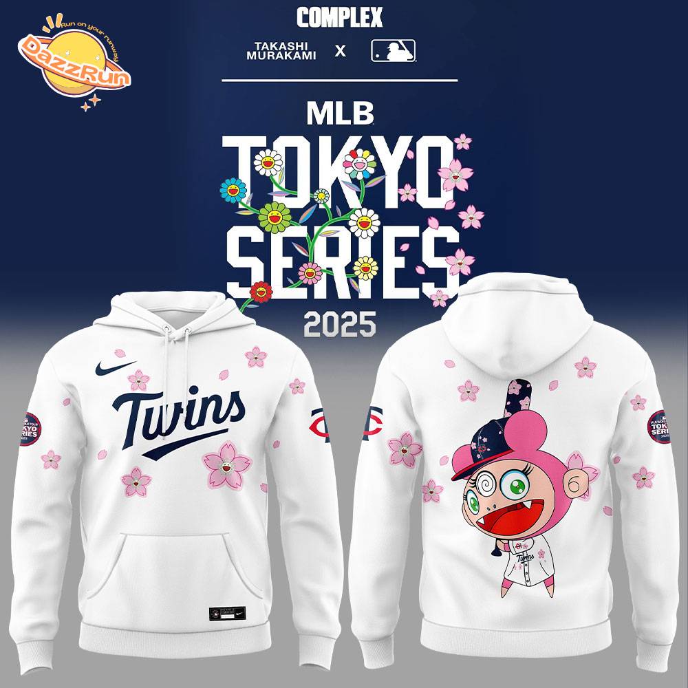 Minnesota Twins x Takashi Murakami MLB World Tour Tokyo Series Hoodie 2025 Minnesota Twins x Takashi Murakami MLB World Tour Tokyo Series Hoodie 2025