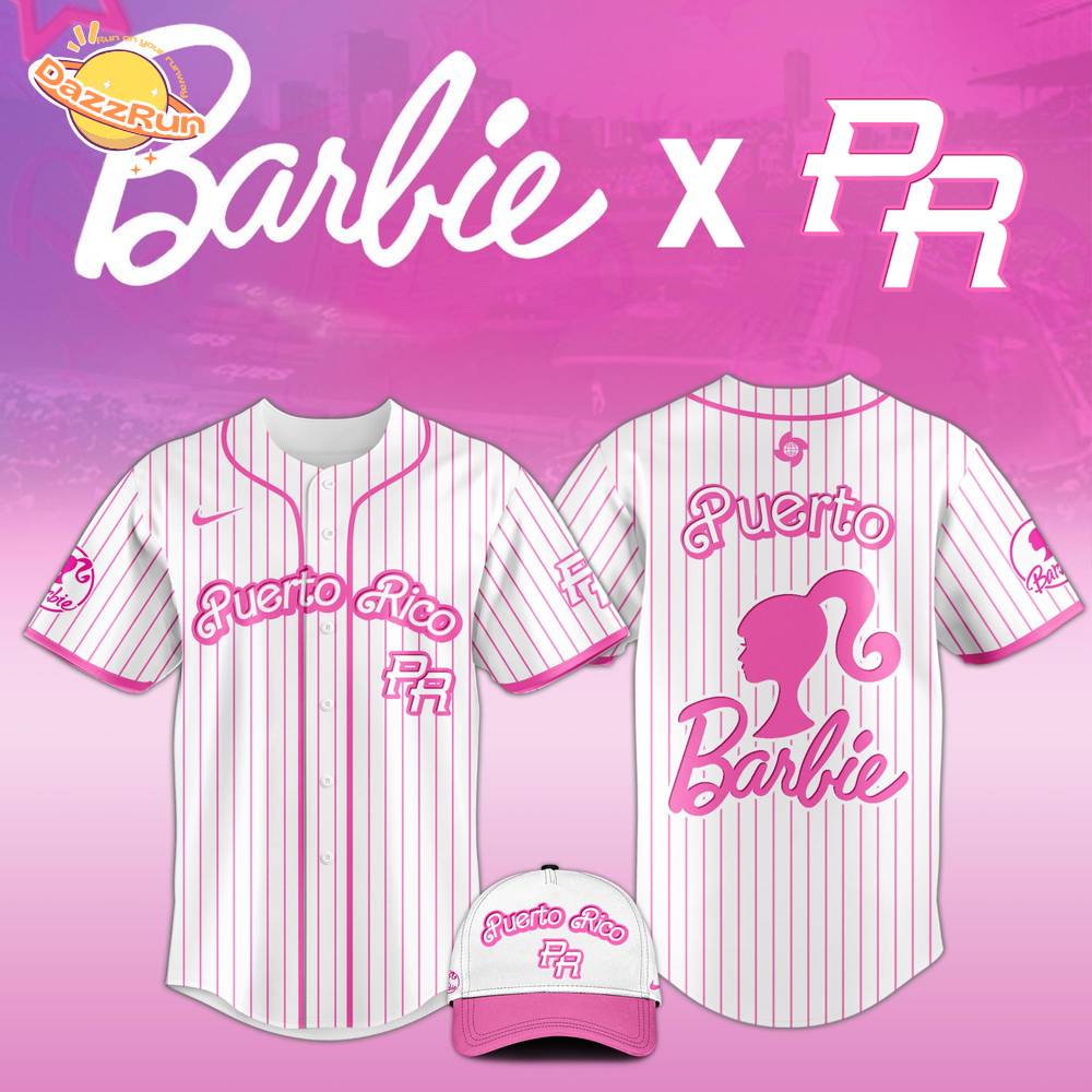 Puerto Rico Baseball x Barbie Night Game Limited Edition Jersey 2025 Puerto Rico Baseball x Barbie Night Game Limited Edition Jersey 2025