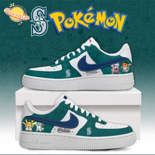 Seattle Mariners x Pokémon Go AF1 Shoes H34 Editions Limited