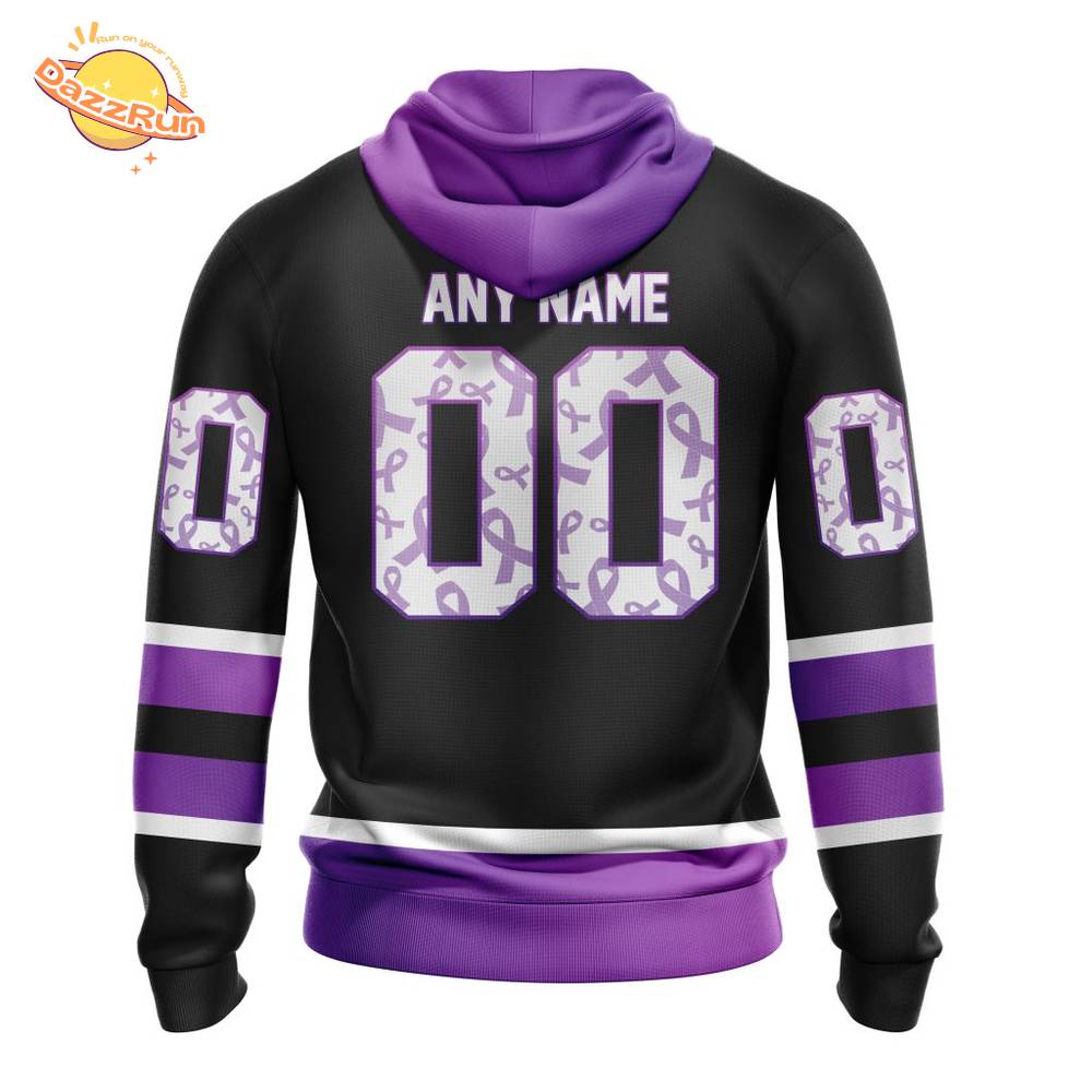 Trois-Rivières Lions Hockey Fights Cancer Charity Edition Hoodie 2025 Trois-Rivières Lions Hockey Fights Cancer Charity Edition Hoodie 2025
