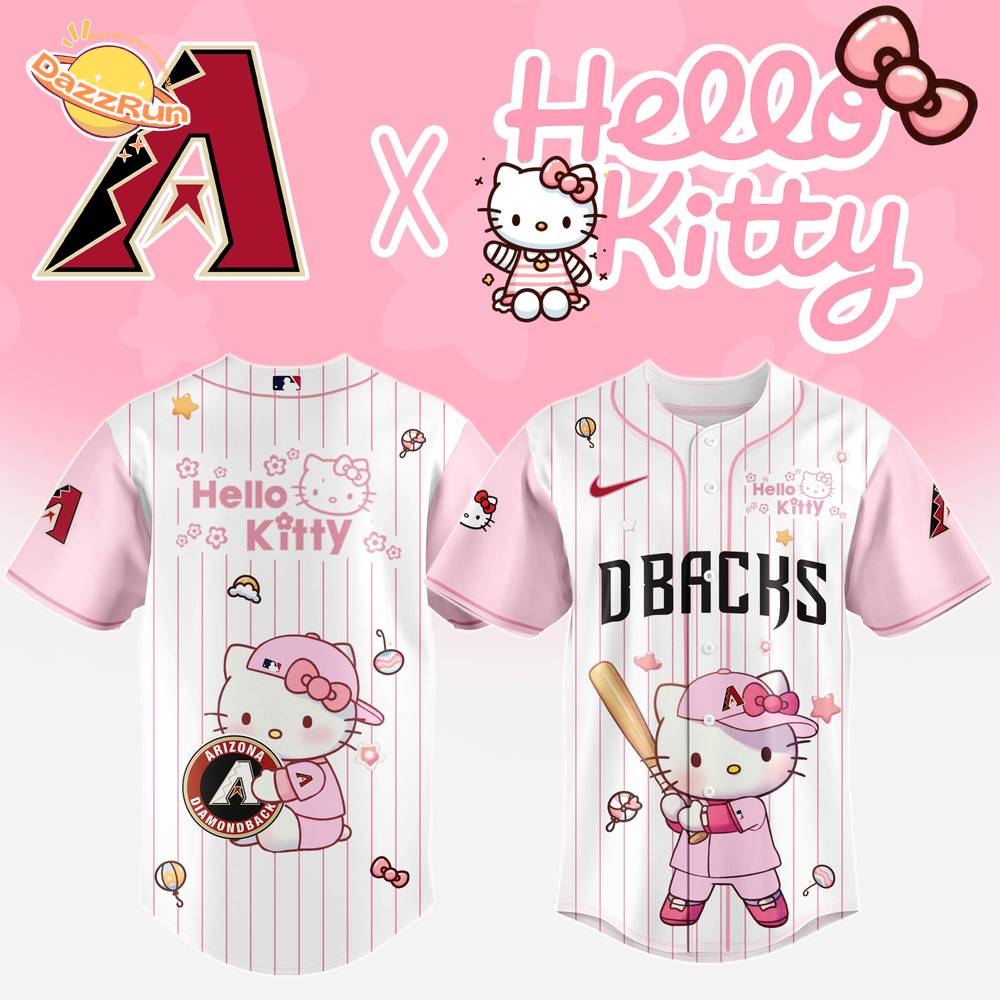 Arizona Diamondbacks x Hello Kitty Night 2025 Baseball Jersey Editions Limited Arizona Diamondbacks x Hello Kitty Night 2025 Baseball Jersey Editions Limited