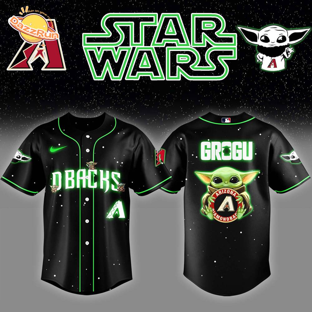 Arizona Diamondbacks x Stars Wars Grogu Night Baseball Jersey Editions Limited Arizona Diamondbacks x Stars Wars Grogu Night Baseball Jersey Editions Limited