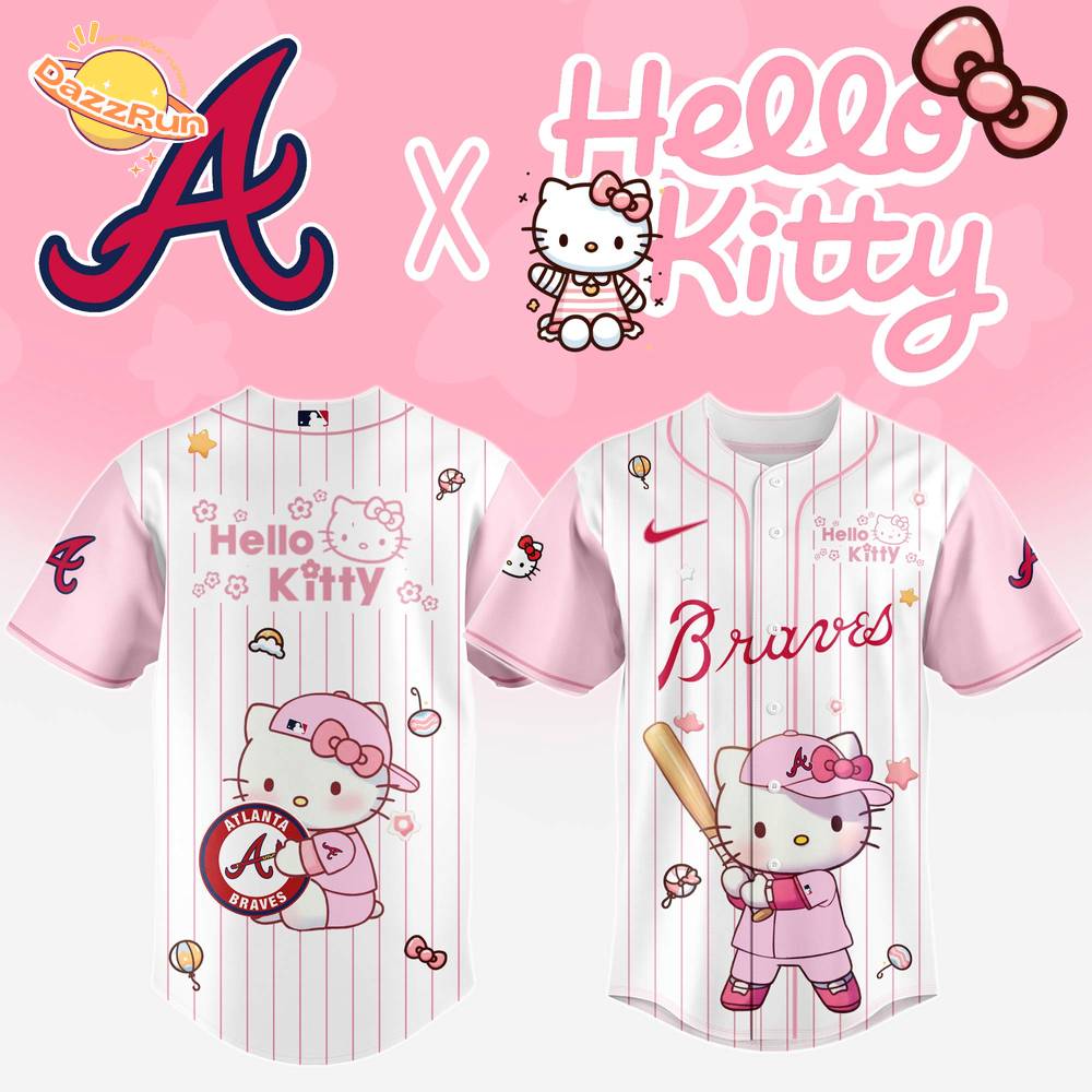 Atlanta Braves x Hello Kitty Night 2025 Baseball Jersey Editions Limited Atlanta Braves x Hello Kitty Night 2025 Baseball Jersey Editions Limited