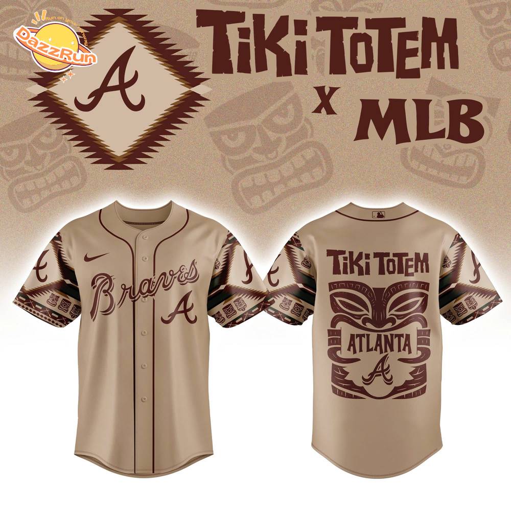 Atlanta Braves x Native American Tiki Totem 2025 Baseball Jersey Atlanta Braves x Native American Tiki Totem 2025 Baseball Jersey