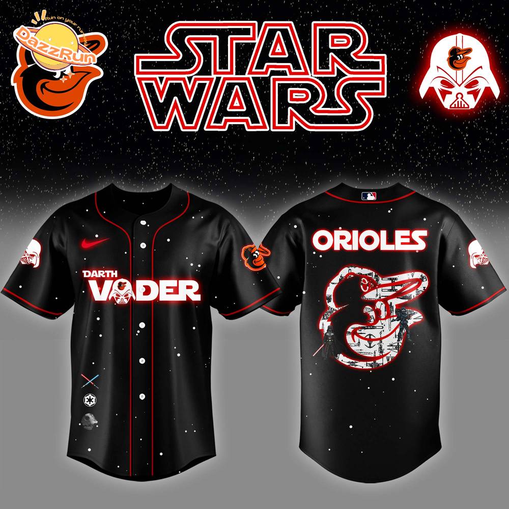 Baltimore Orioles x Stars Wars Darth Vader Night Baseball Jersey Editions Limited Baltimore Orioles x Stars Wars Darth Vader Night Baseball Jersey Editions Limited