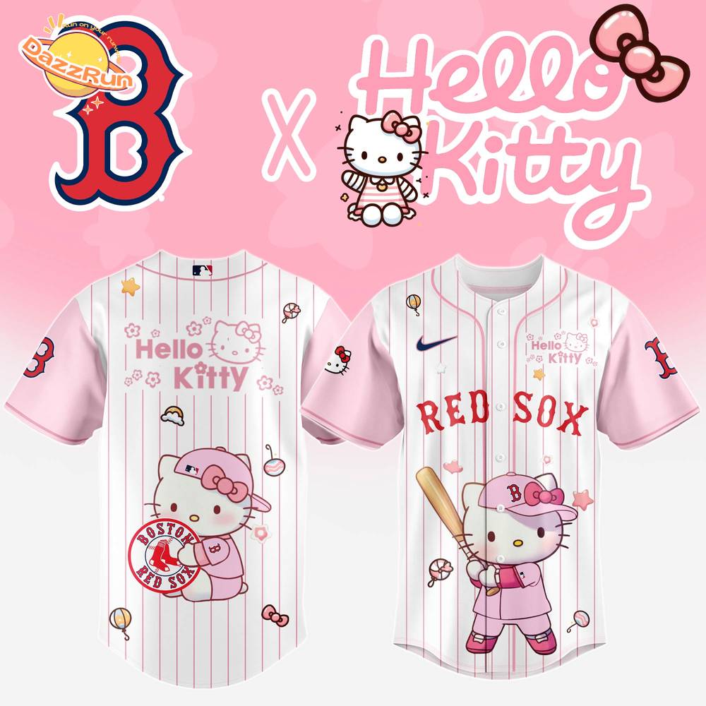Boston Red Sox x Hello Kitty Night 2025 Baseball Jersey Editions Limited Boston Red Sox x Hello Kitty Night 2025 Baseball Jersey Editions Limited