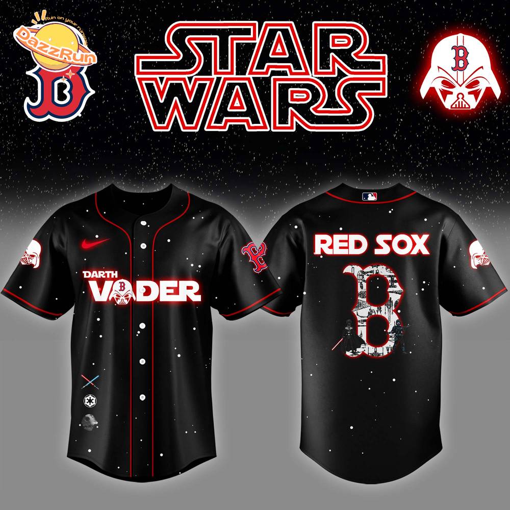 Boston Red Sox x Stars Wars Darth Vader Night Baseball Jersey Editions Limited Boston Red Sox x Stars Wars Darth Vader Night Baseball Jersey Editions Limited