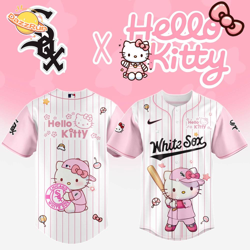 Chicago White Sox x Hello Kitty Night 2025 Baseball Jersey Editions Limited Chicago White Sox x Hello Kitty Night 2025 Baseball Jersey Editions Limited