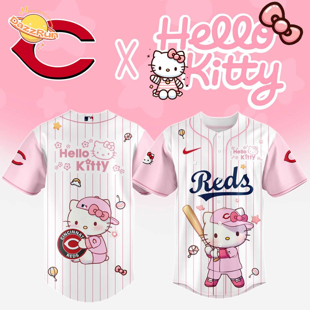 Cincinnati Reds x Hello Kitty Night 2025 Baseball Jersey Editions Limited Cincinnati Reds x Hello Kitty Night 2025 Baseball Jersey Editions Limited