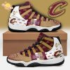 Cleveland Cavaliers Basketball Retro 11 White Shoes