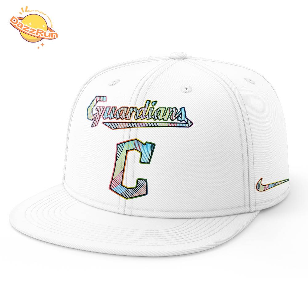 Cleveland Guardians LGBTQ Pride Night 2025 Jersey Flat Cap Set Cleveland Guardians LGBTQ Pride Night 2025 Jersey Flat Cap Set
