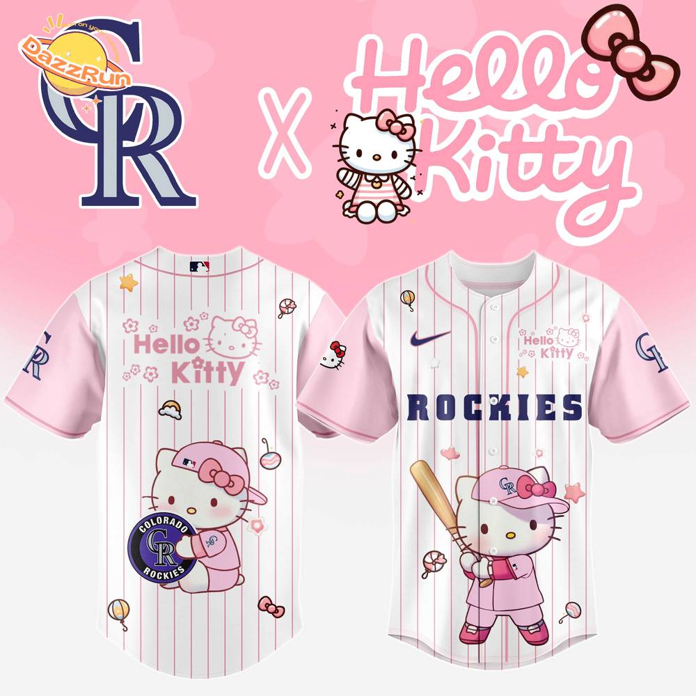 Colorado Rockies x Hello Kitty Night 2025 Baseball Jersey Editions Limited Colorado Rockies x Hello Kitty Night 2025 Baseball Jersey Editions Limited